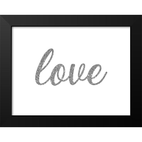 Wide Spread Love 2 Black Modern Wood Framed Art Print by Phillip, Jamie