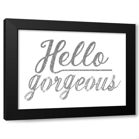 Gorgeous Black Modern Wood Framed Art Print with Double Matting by Phillip, Jamie