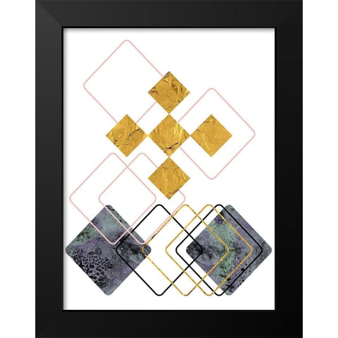 New Dimension 2 Black Modern Wood Framed Art Print by Phillip, Jamie