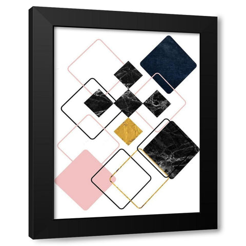 New Dimension 3 Black Modern Wood Framed Art Print with Double Matting by Phillip, Jamie
