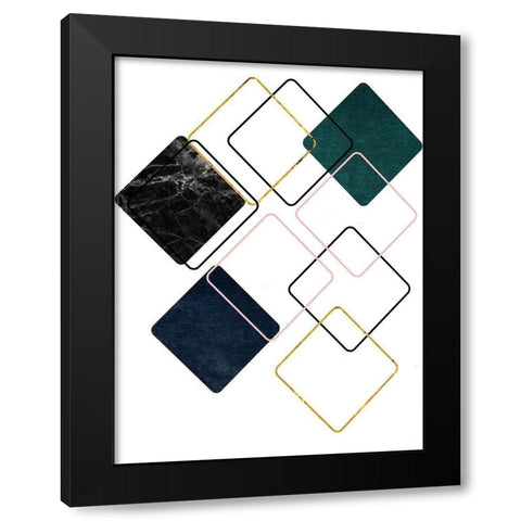 New Dimension 4 Black Modern Wood Framed Art Print by Phillip, Jamie