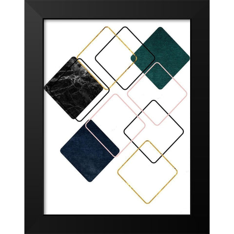 New Dimension 4 Black Modern Wood Framed Art Print by Phillip, Jamie