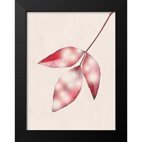 Red Fall Black Modern Wood Framed Art Print by Phillip, Jamie