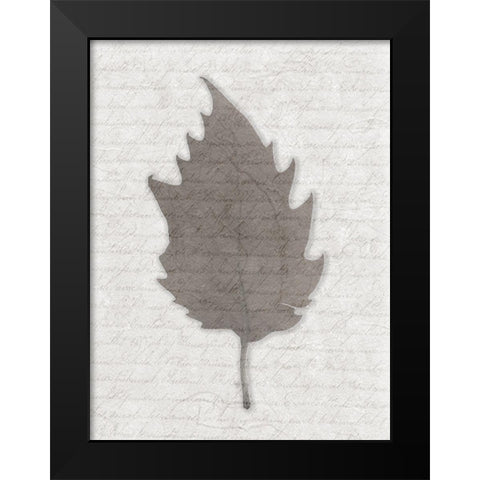 Leafted up 2 Black Modern Wood Framed Art Print by Phillip, Jamie