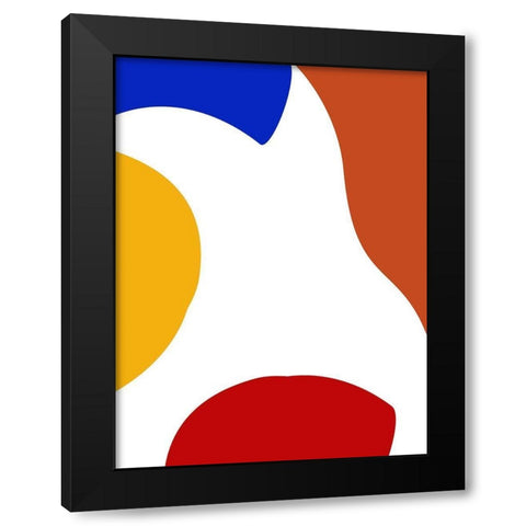 Shifting Shapes 2 Black Modern Wood Framed Art Print by Phillip, Jamie