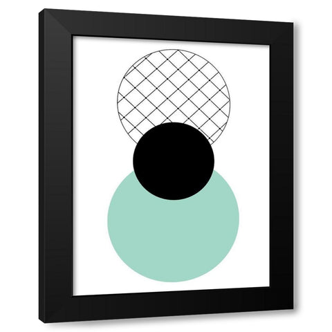 Spindle Black Modern Wood Framed Art Print by Phillip, Jamie