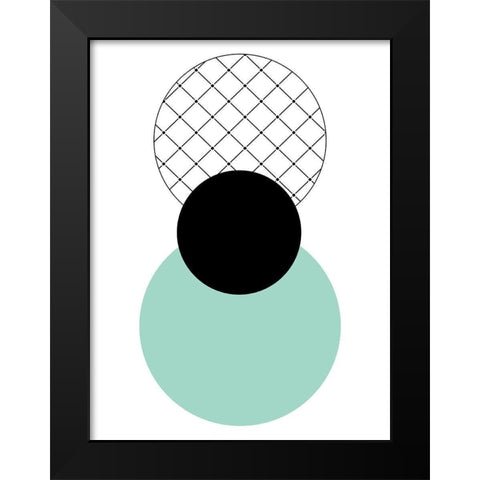 Spindle Black Modern Wood Framed Art Print by Phillip, Jamie