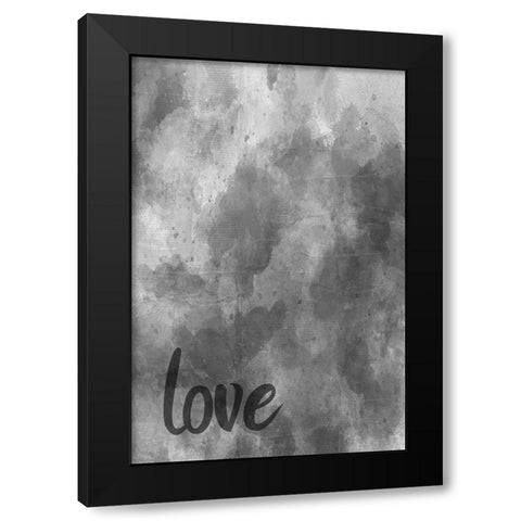 Give Me Some Love 1 Black Modern Wood Framed Art Print by Phillip, Jamie