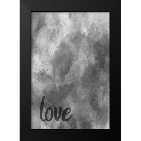 Give Me Some Love 1 Black Modern Wood Framed Art Print by Phillip, Jamie