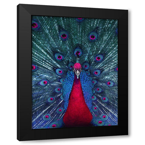 Pcolors Black Modern Wood Framed Art Print with Double Matting by Phillip, Jamie