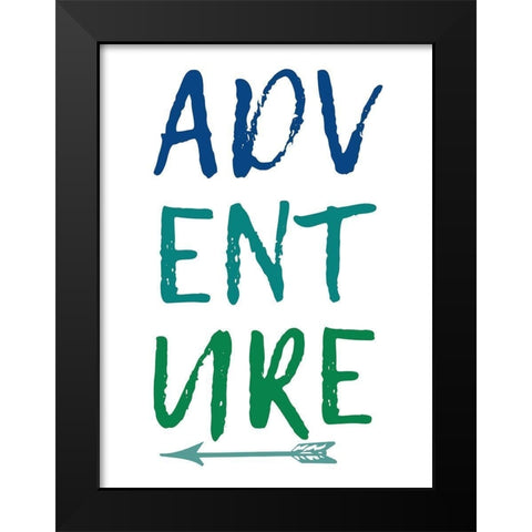 Adventure 2 Black Modern Wood Framed Art Print by Phillip, Jamie