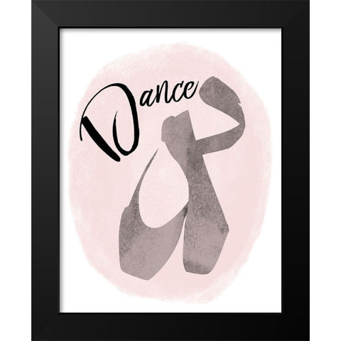 Dance Black Modern Wood Framed Art Print by Phillip, Jamie