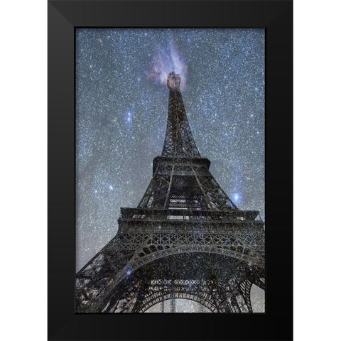 AStronomical Paris 2 Black Modern Wood Framed Art Print by Phillip, Jamie