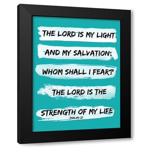 The Lord Black Modern Wood Framed Art Print by Phillip, Jamie