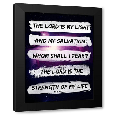 The Lord 2 Black Modern Wood Framed Art Print by Phillip, Jamie