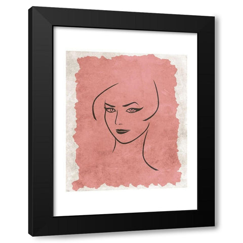 Beauty Queen Black Modern Wood Framed Art Print with Double Matting by Phillip, Jamie
