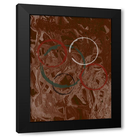 Rings Of Zambia Black Modern Wood Framed Art Print by Phillip, Jamie