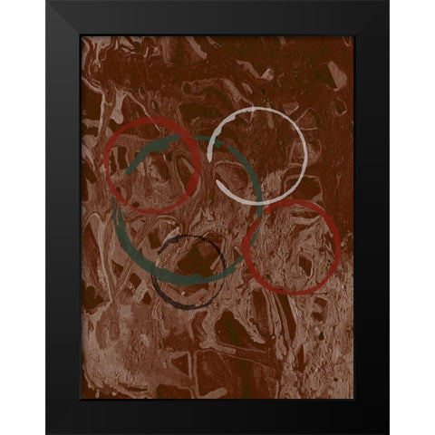 Rings Of Zambia Black Modern Wood Framed Art Print by Phillip, Jamie