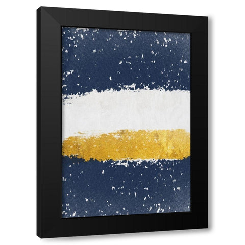Golden Imdigo 2 Black Modern Wood Framed Art Print by Phillip, Jamie