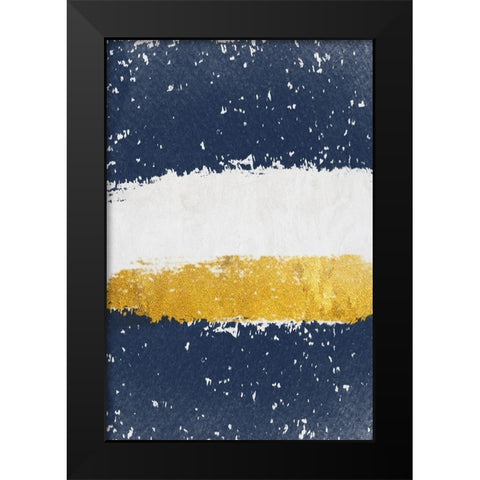 Golden Imdigo 2 Black Modern Wood Framed Art Print by Phillip, Jamie