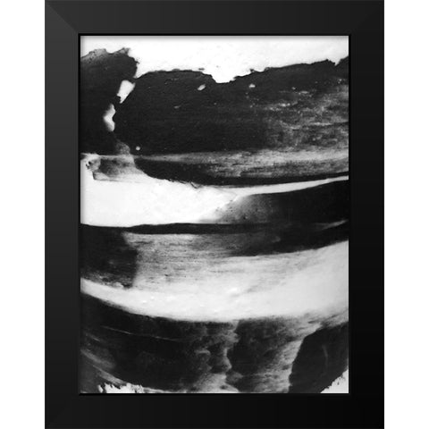 Butter Cream 1 Black Modern Wood Framed Art Print by Phillip, Jamie