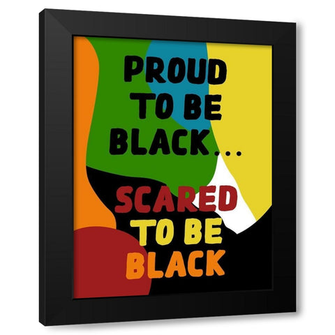 Black Lives Black Modern Wood Framed Art Print by Phillip, Jamie