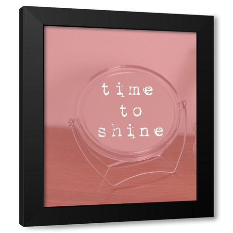 Shine Black Modern Wood Framed Art Print by Phillip, Jamie