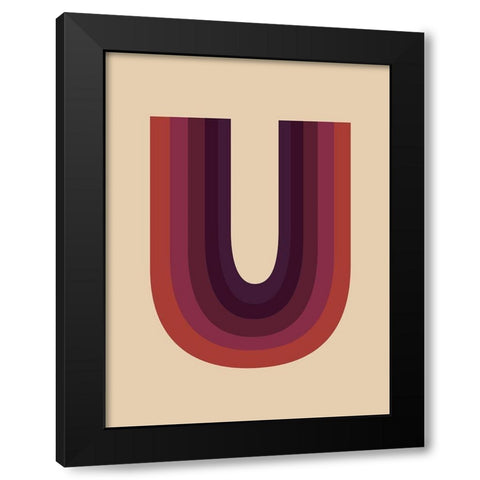 Colors Black Modern Wood Framed Art Print by Phillip, Jamie