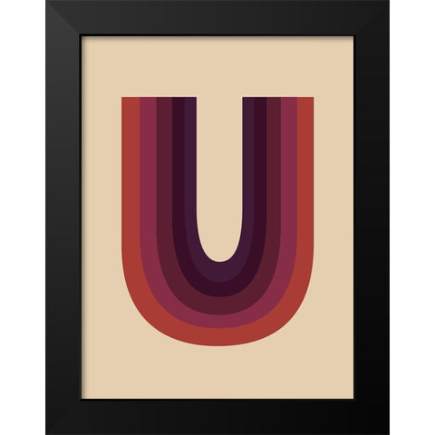 Colors Black Modern Wood Framed Art Print by Phillip, Jamie