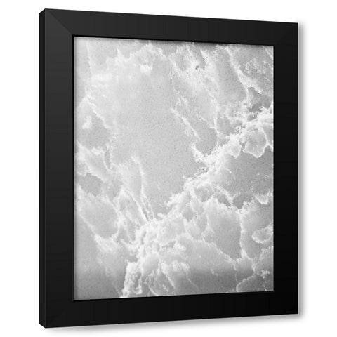 Lightning Tile Black Modern Wood Framed Art Print by Phillip, Jamie