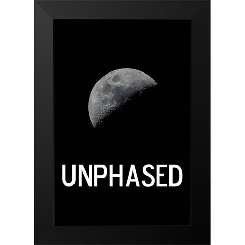 Unphased Black Modern Wood Framed Art Print by Phillip, Jamie