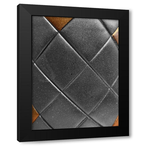 Black Gold Black Modern Wood Framed Art Print with Double Matting by Phillip, Jamie