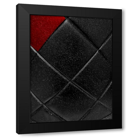 Red Pop Black Modern Wood Framed Art Print with Double Matting by Phillip, Jamie