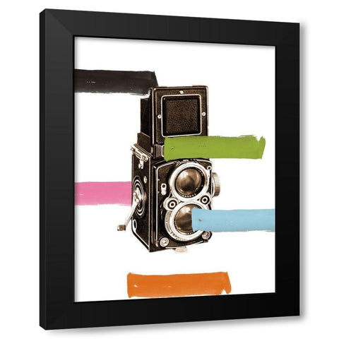 Retro Snap Black Modern Wood Framed Art Print with Double Matting by Phillip, Jamie