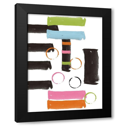 Come Up Black Modern Wood Framed Art Print by Phillip, Jamie
