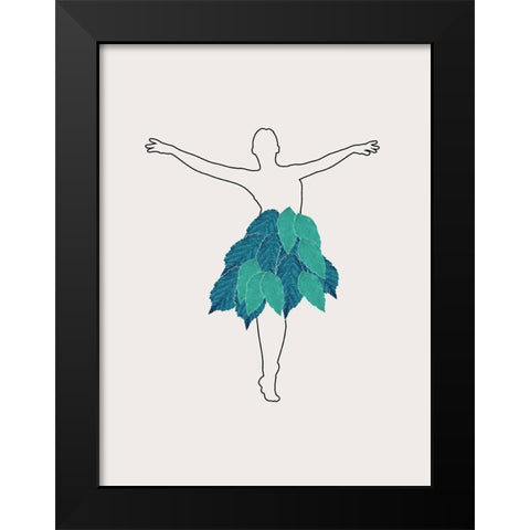 Fashion Black Modern Wood Framed Art Print by Phillip, Jamie
