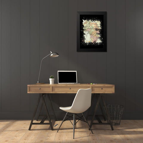 Africa Black Modern Wood Framed Art Print by Phillip, Jamie