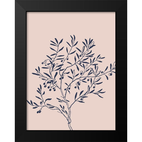 Botany 2 Black Modern Wood Framed Art Print by Phillip, Jamie