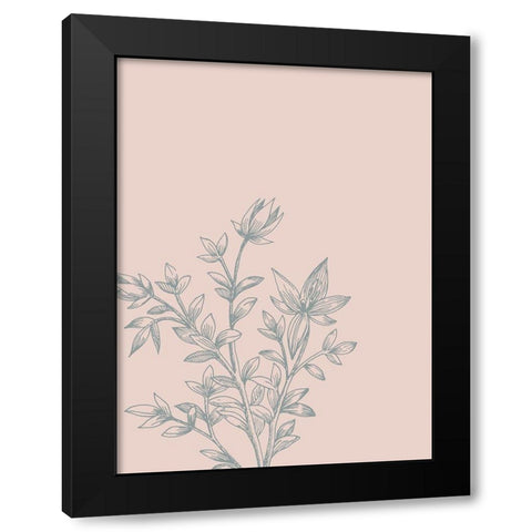 Botany 3 Black Modern Wood Framed Art Print by Phillip, Jamie