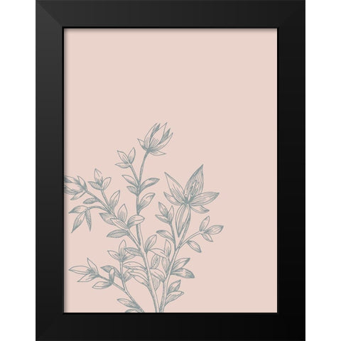 Botany 3 Black Modern Wood Framed Art Print by Phillip, Jamie