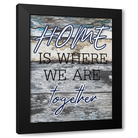 Home Black Modern Wood Framed Art Print with Double Matting by Phillip, Jamie