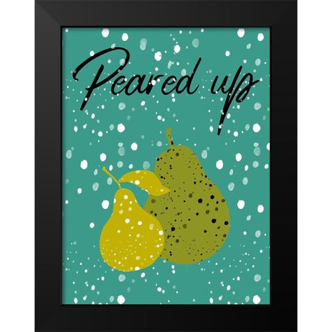 Fruits 1 Black Modern Wood Framed Art Print by Phillip, Jamie