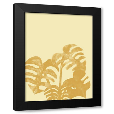 Tropical Fern 2 Black Modern Wood Framed Art Print by Phillip, Jamie