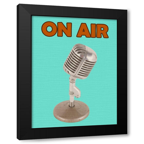 On Air Black Modern Wood Framed Art Print with Double Matting by Phillip, Jamie