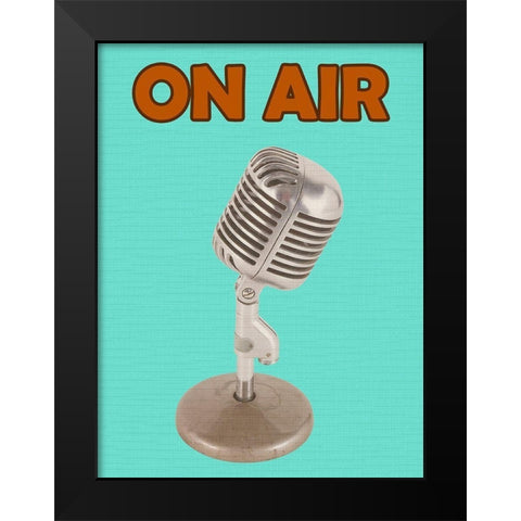 On Air Black Modern Wood Framed Art Print by Phillip, Jamie