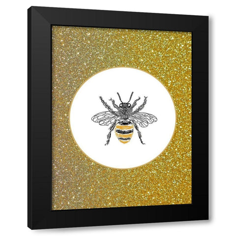 Honeycomb 3 Black Modern Wood Framed Art Print with Double Matting by Phillip, Jamie