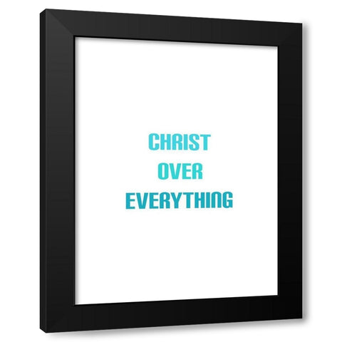 Christ Black Modern Wood Framed Art Print by Phillip, Jamie