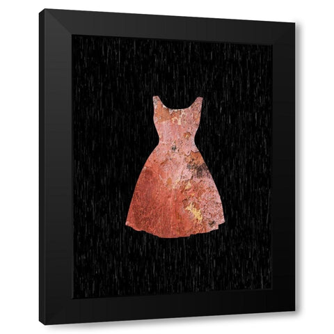 Dress Black Modern Wood Framed Art Print with Double Matting by Phillip, Jamie