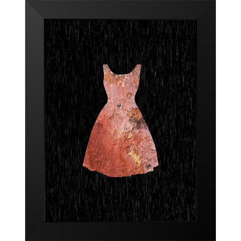 Dress Black Modern Wood Framed Art Print by Phillip, Jamie