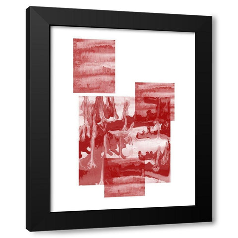 Radio Waves 3 Black Modern Wood Framed Art Print by Phillip, Jamie